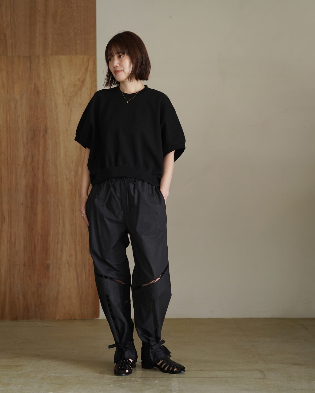 DOUBLE KNITTED CLOTH TOP 126145091