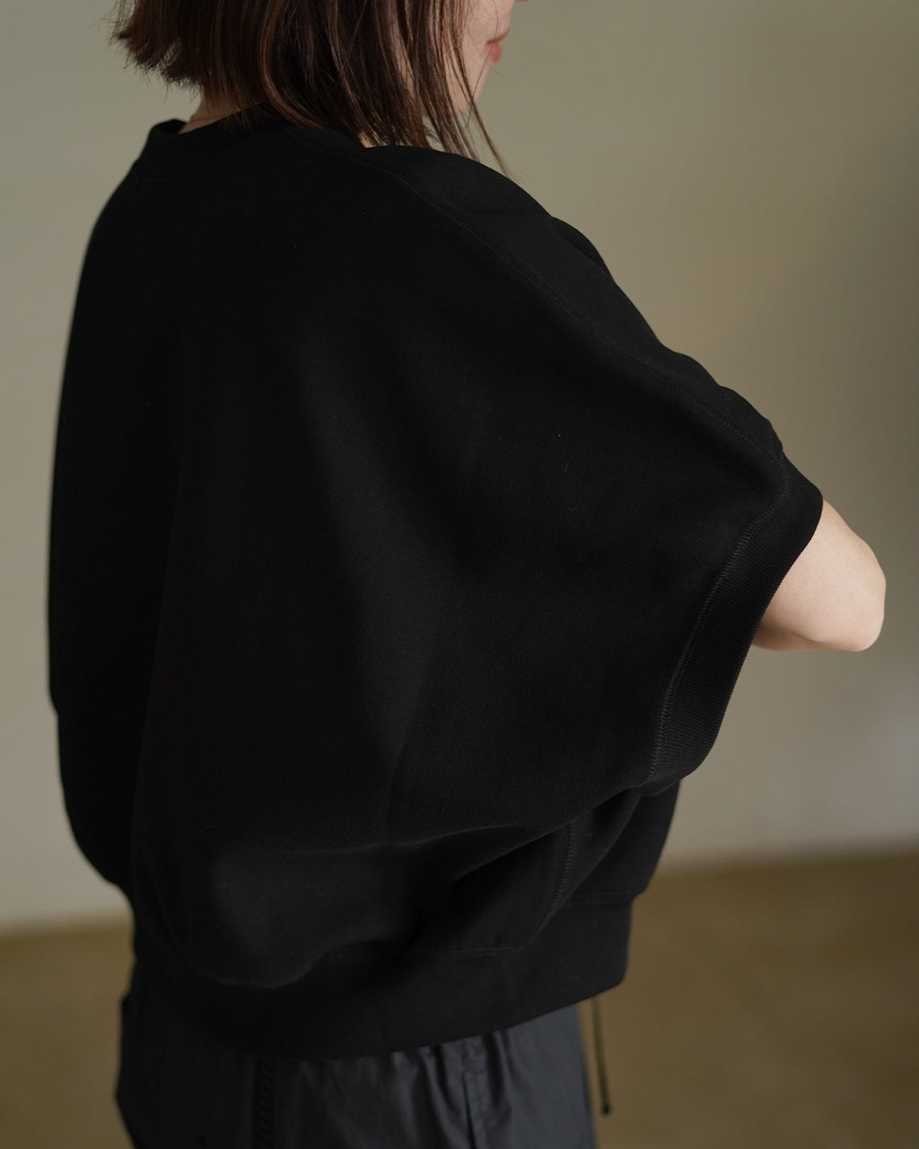 DOUBLE KNITTED CLOTH TOP 126145091