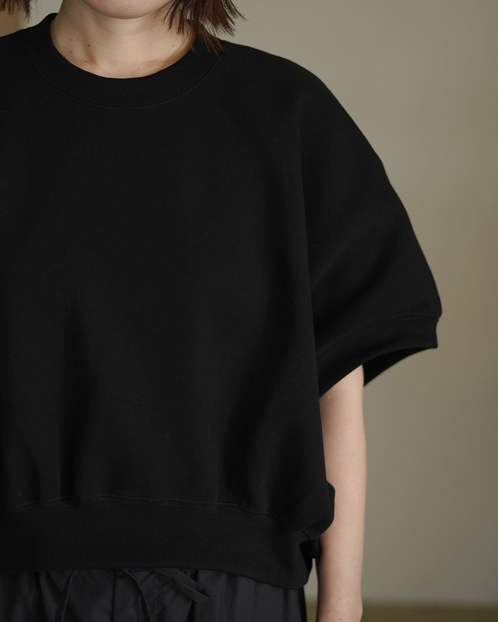 DOUBLE KNITTED CLOTH TOP 126145091