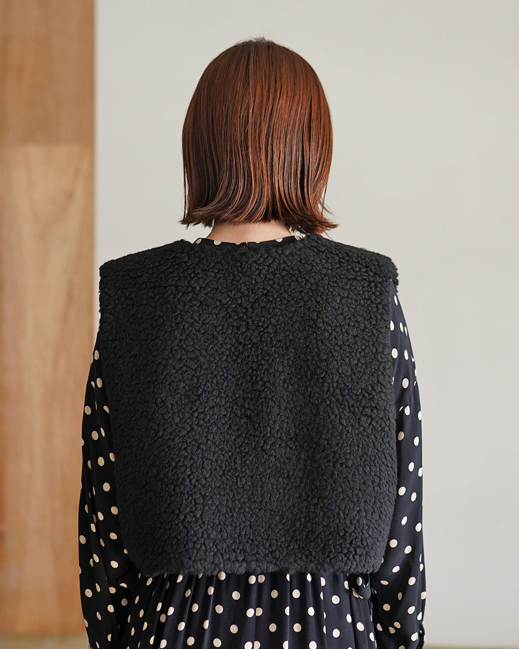 SHEEP BOA SHORT GILET 126507061