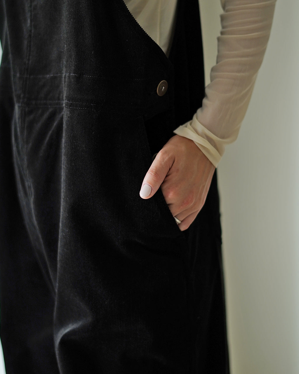SACRA FINX CORDUROY SALOPETTE 125507051