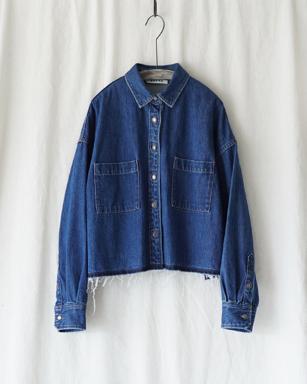 AUTHENTIC DENIM CROPPED SHIRT 125513071