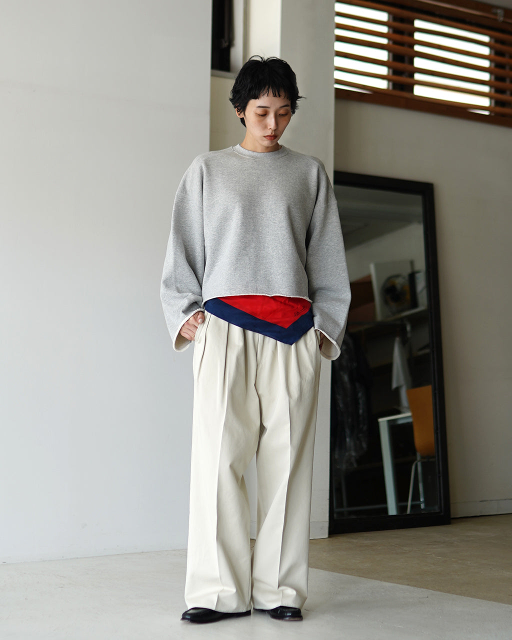 PREMIUM FLEECE CROPPED TOP 125550091