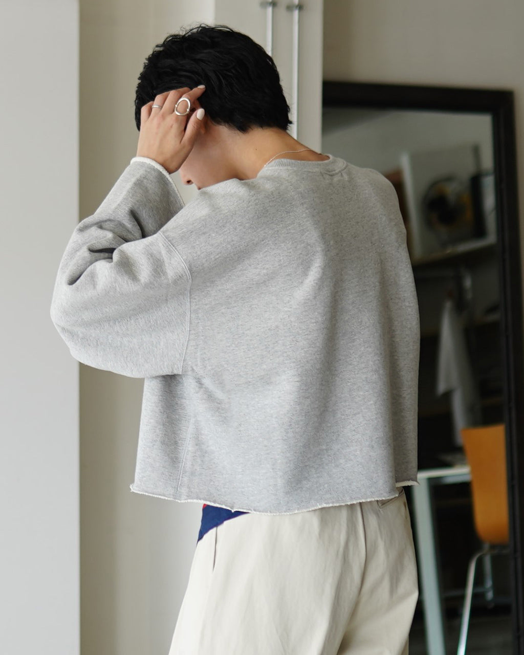 PREMIUM FLEECE CROPPED TOP 125550091