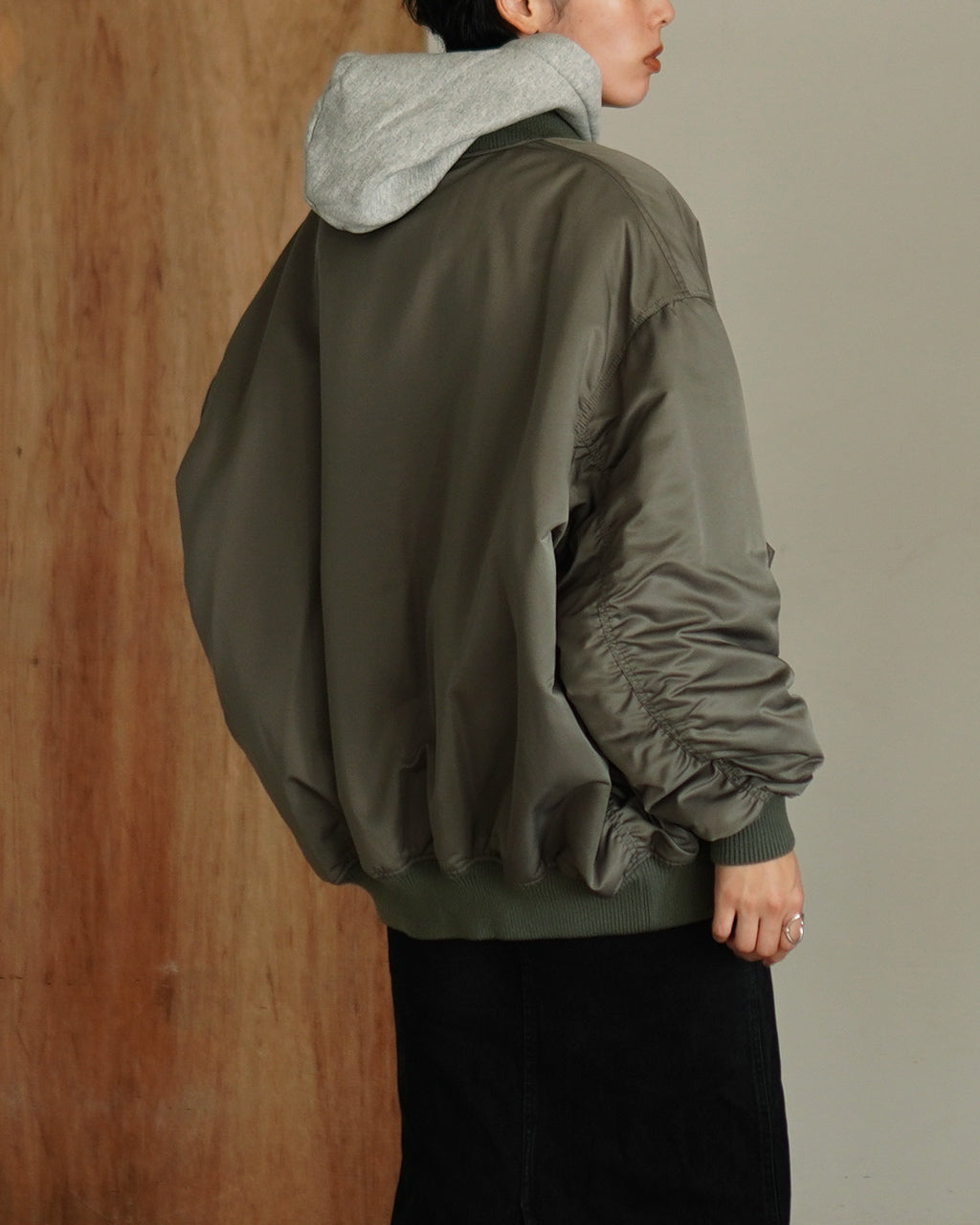 PREMIUM H.COUNT TWILL FLIGHT JACKET 125604031