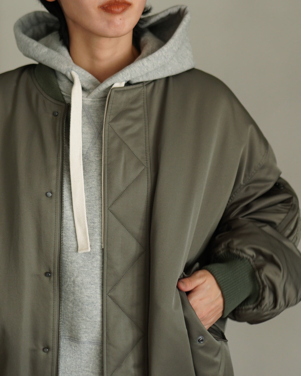PREMIUM H.COUNT TWILL FLIGHT JACKET 125604031
