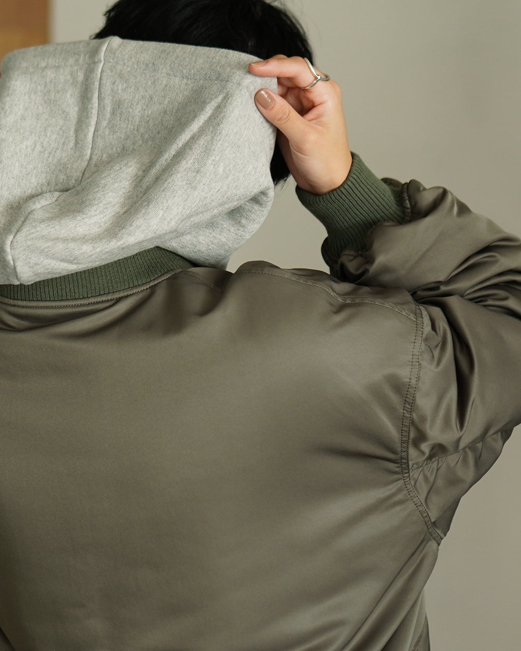 PREMIUM H.COUNT TWILL FLIGHT JACKET 125604031