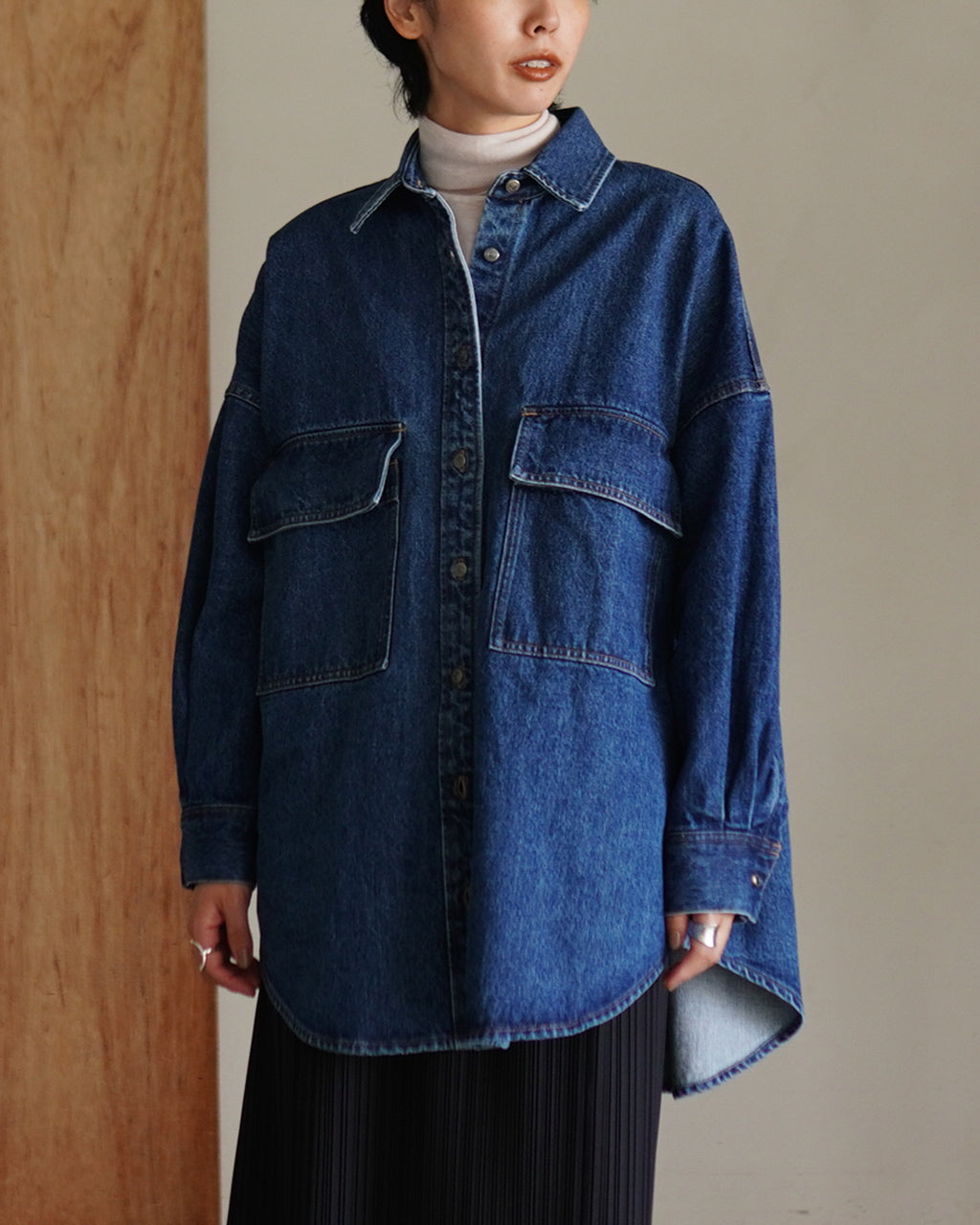 AUTHENTIC DENIM SHIRT JACKET 125609071