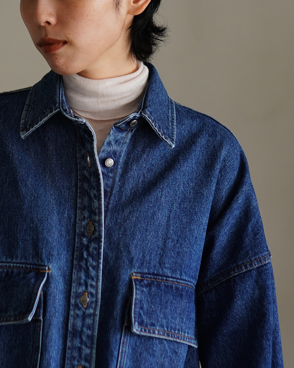AUTHENTIC DENIM SHIRT JACKET 125609071