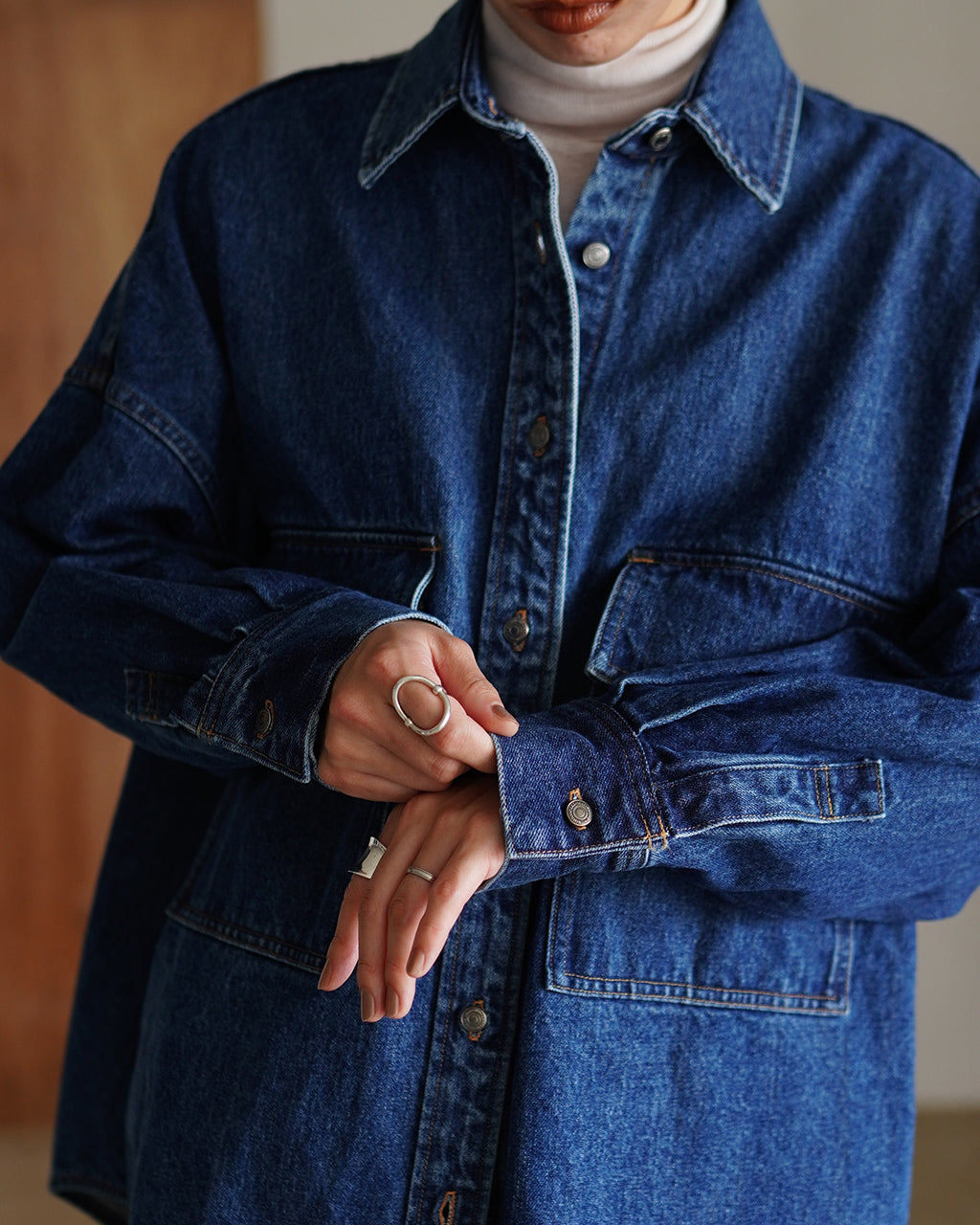 AUTHENTIC DENIM SHIRT JACKET 125609071