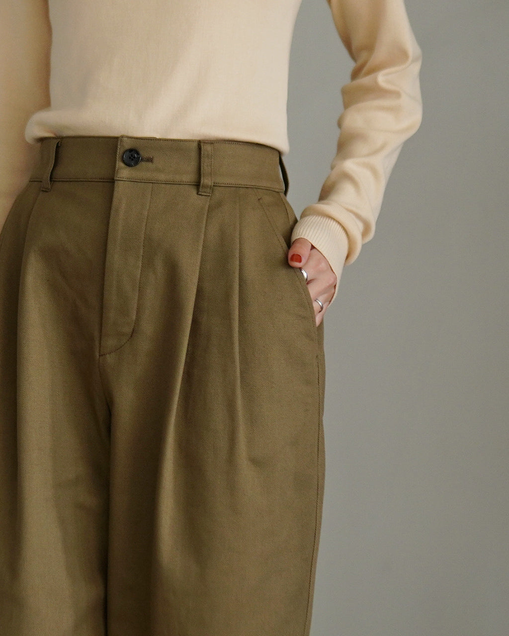 H.COUNT CHINO CLOTH PANTS 125614111