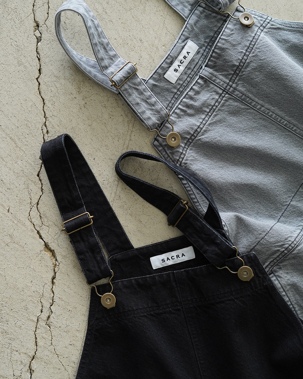 VINTAGE DENIM SALOPETTE 126109051