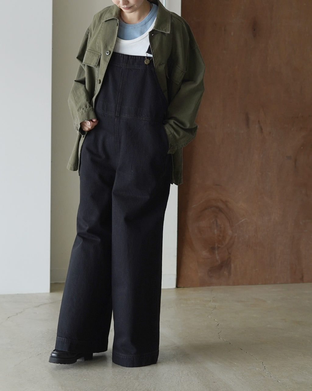 VINTAGE DENIM SALOPETTE 126109051