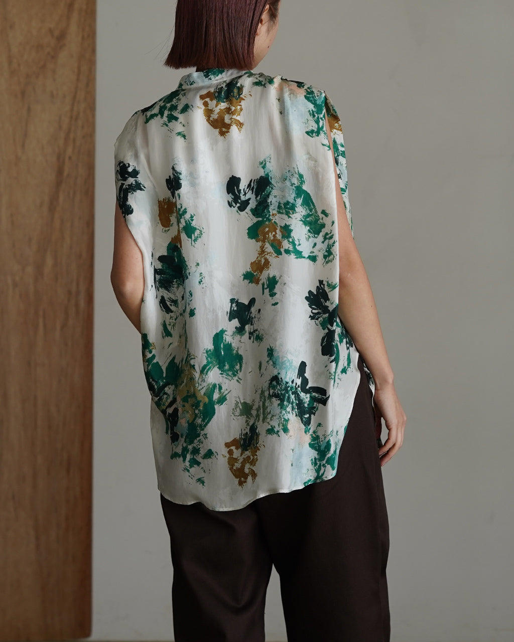 BLURRED FLORA TOP 126115071