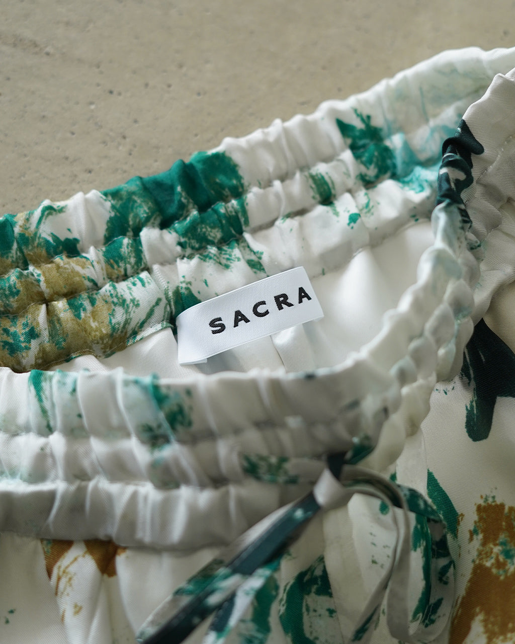 BLURRED FLORA PANTS 126115112