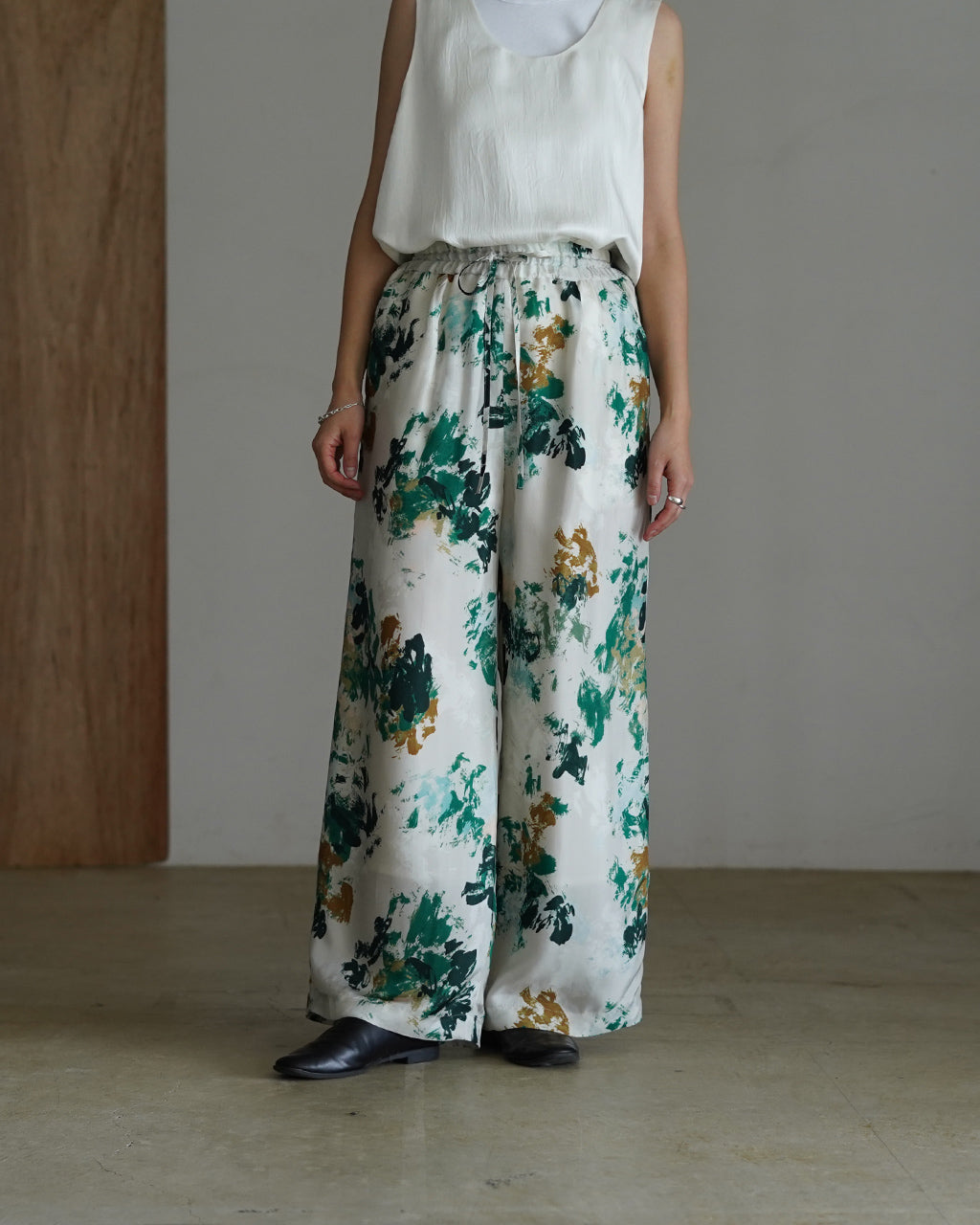 BLURRED FLORA PANTS 126115112