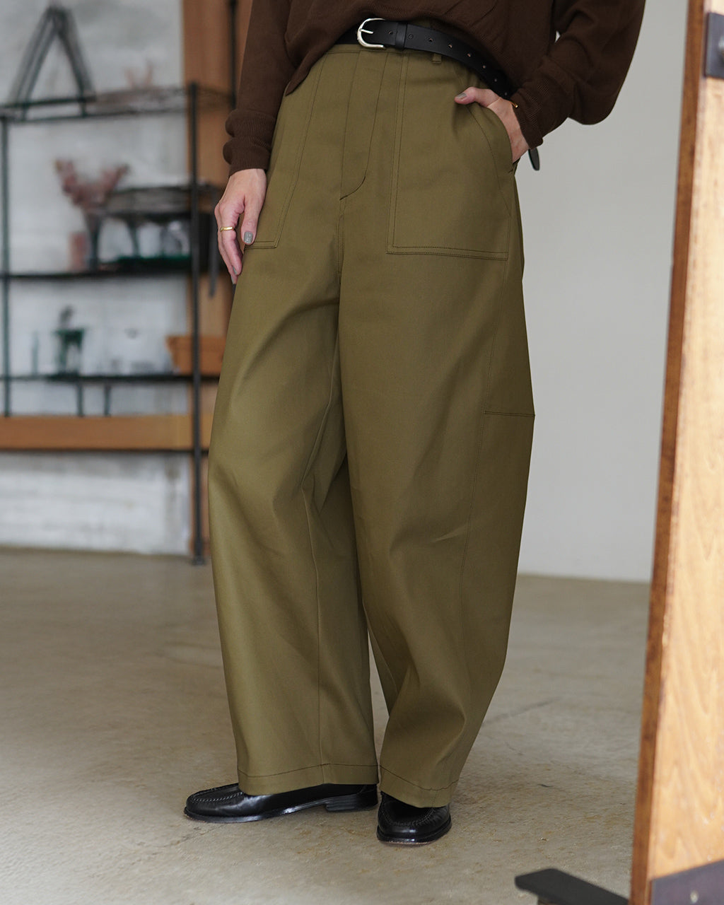 VINTAGE COTTON GABARDINE PANTS 126518111