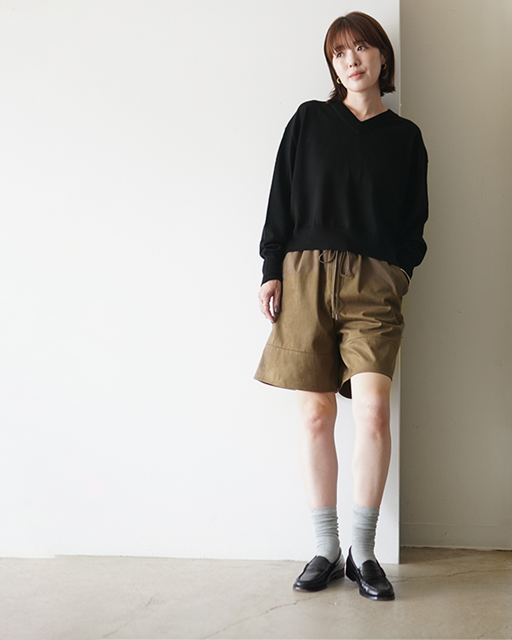 SYNTHETIC SUEDE SHORTS 126520111