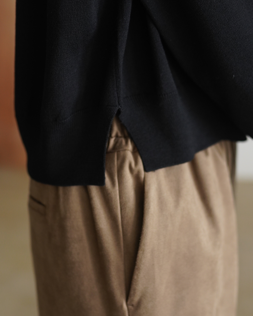 EXTRA-FINE MERINO V/N TOP 126536081