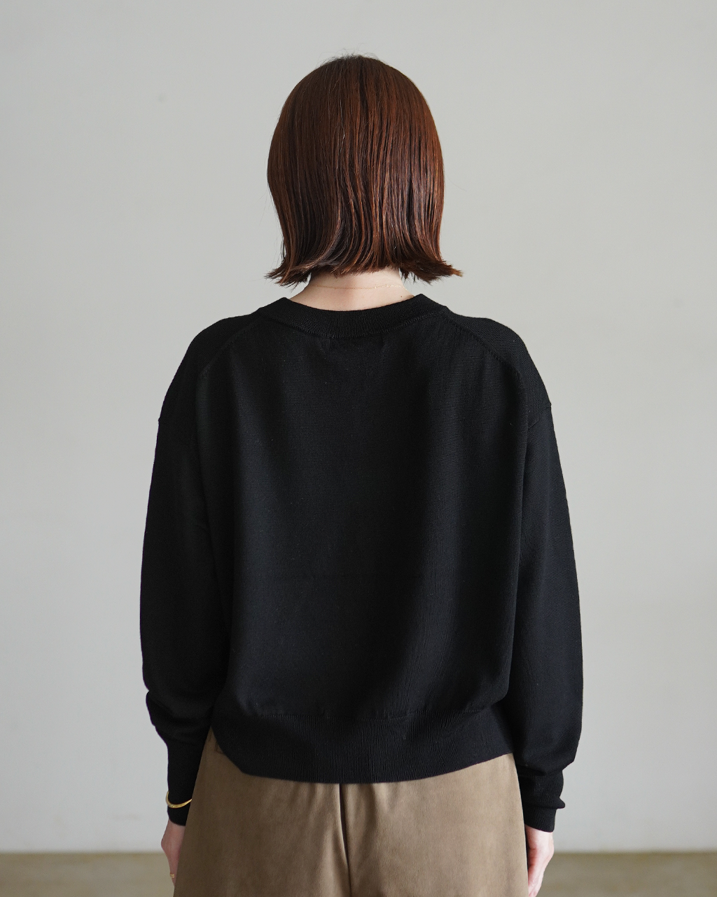 EXTRA-FINE MERINO V/N TOP 126536081