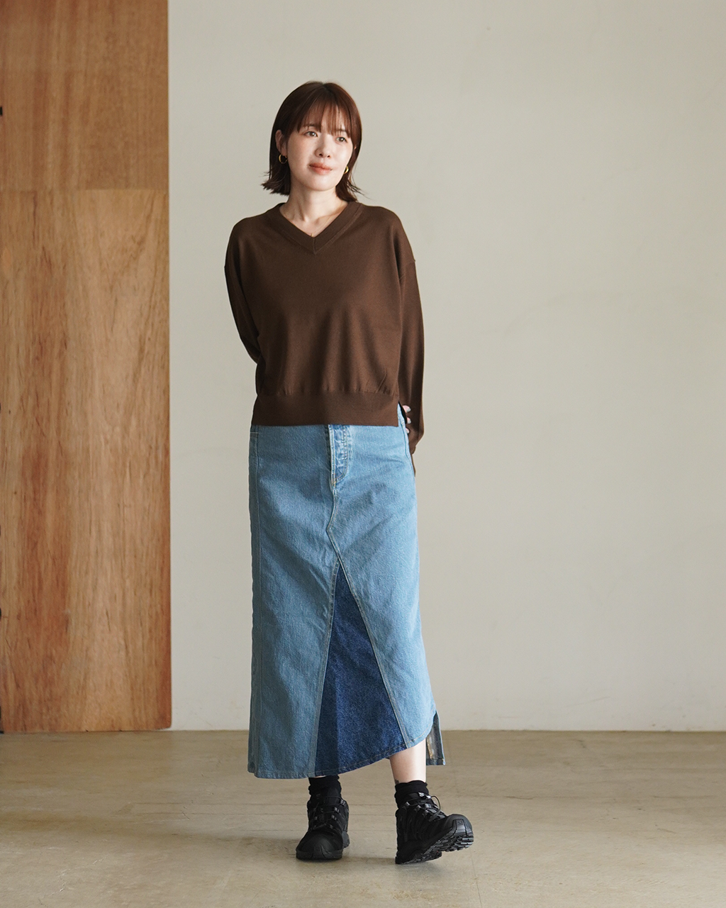 EXTRA-FINE MERINO V/N TOP 126536081