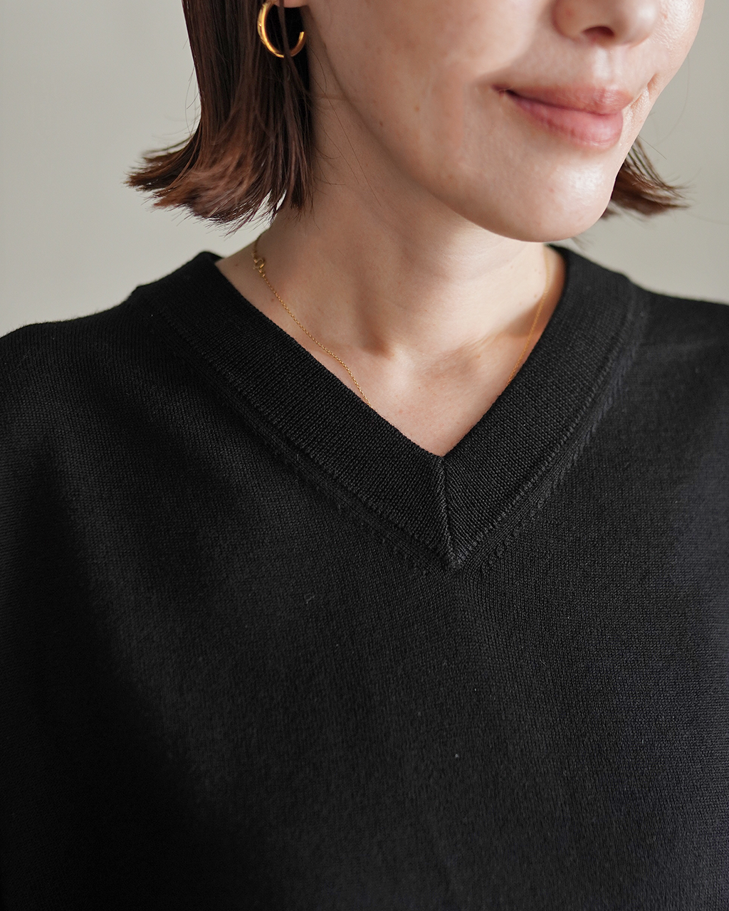 EXTRA-FINE MERINO V/N TOP 126536081