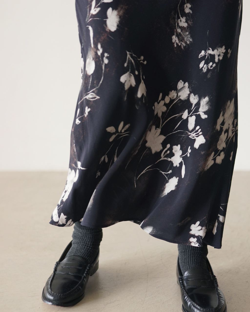 BLURRED FLORA SKIRT 126606123