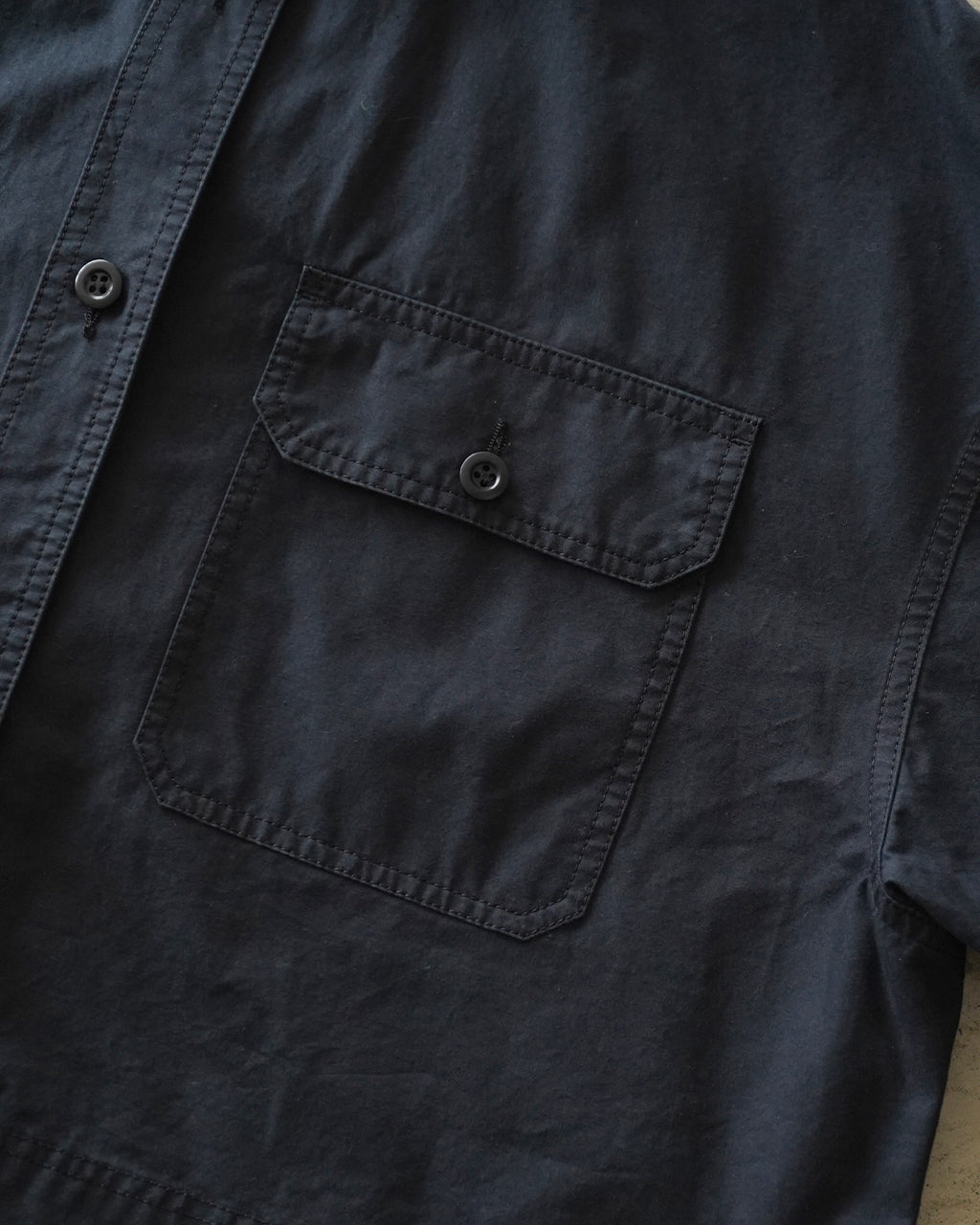 SACRA サクラ COTTON HORSE CLOTH CROPPED SHIRT コットンホースクロス クロップドシャツ | Crouka(クローカ)