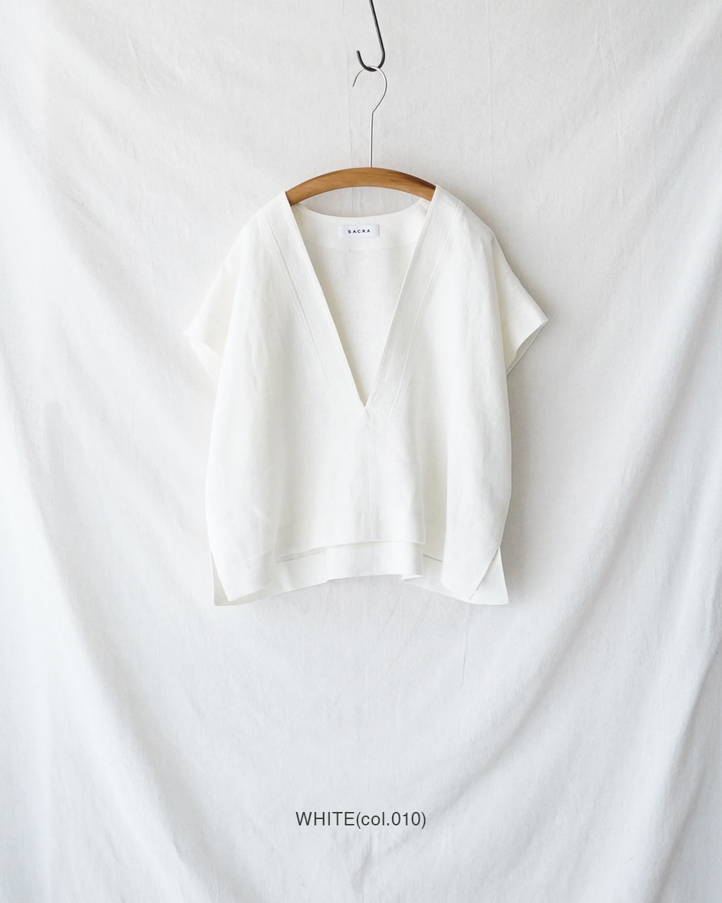 SACRA サクラ RUSTIC LINEN TOP ラスティック リネン トップ | Crouka(クローカ)