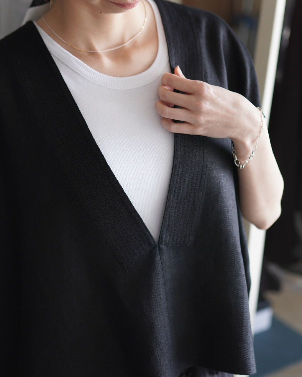 SACRA サクラ RUSTIC LINEN TOP ラスティック リネン トップ | Crouka(クローカ)