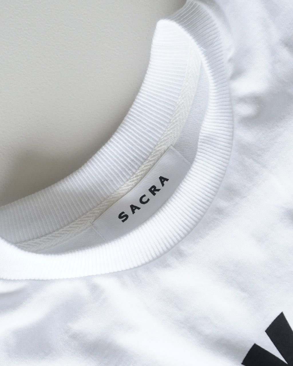 SACRA サクラ S.FLEECE CROPPED LOGO TOP フリース クロップド ロゴ トップ | Crouka(クローカ)