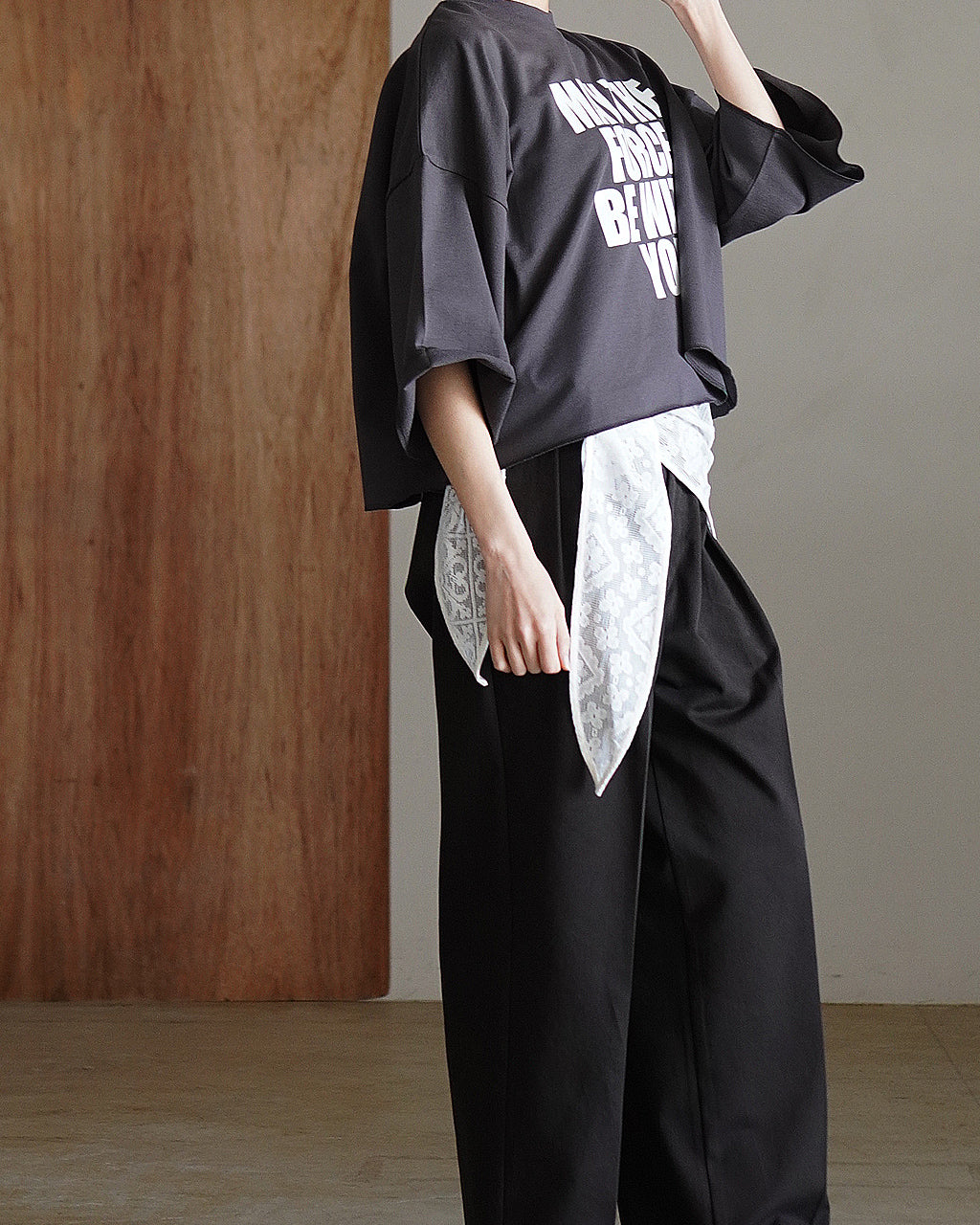 SACRA サクラ S.FLEECE CROPPED LOGO TOP フリース クロップド ロゴ トップ | Crouka(クローカ)