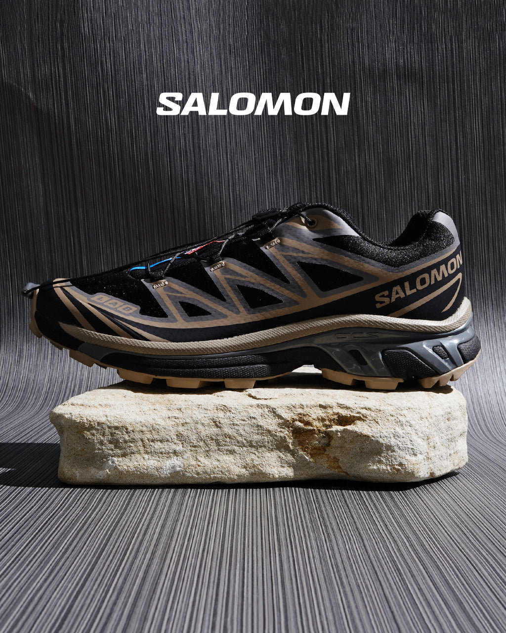 SALOMON サロモン XT-6 スニーカー スポーツスタイル L47582400 Black/Portabella/Pewter 23.