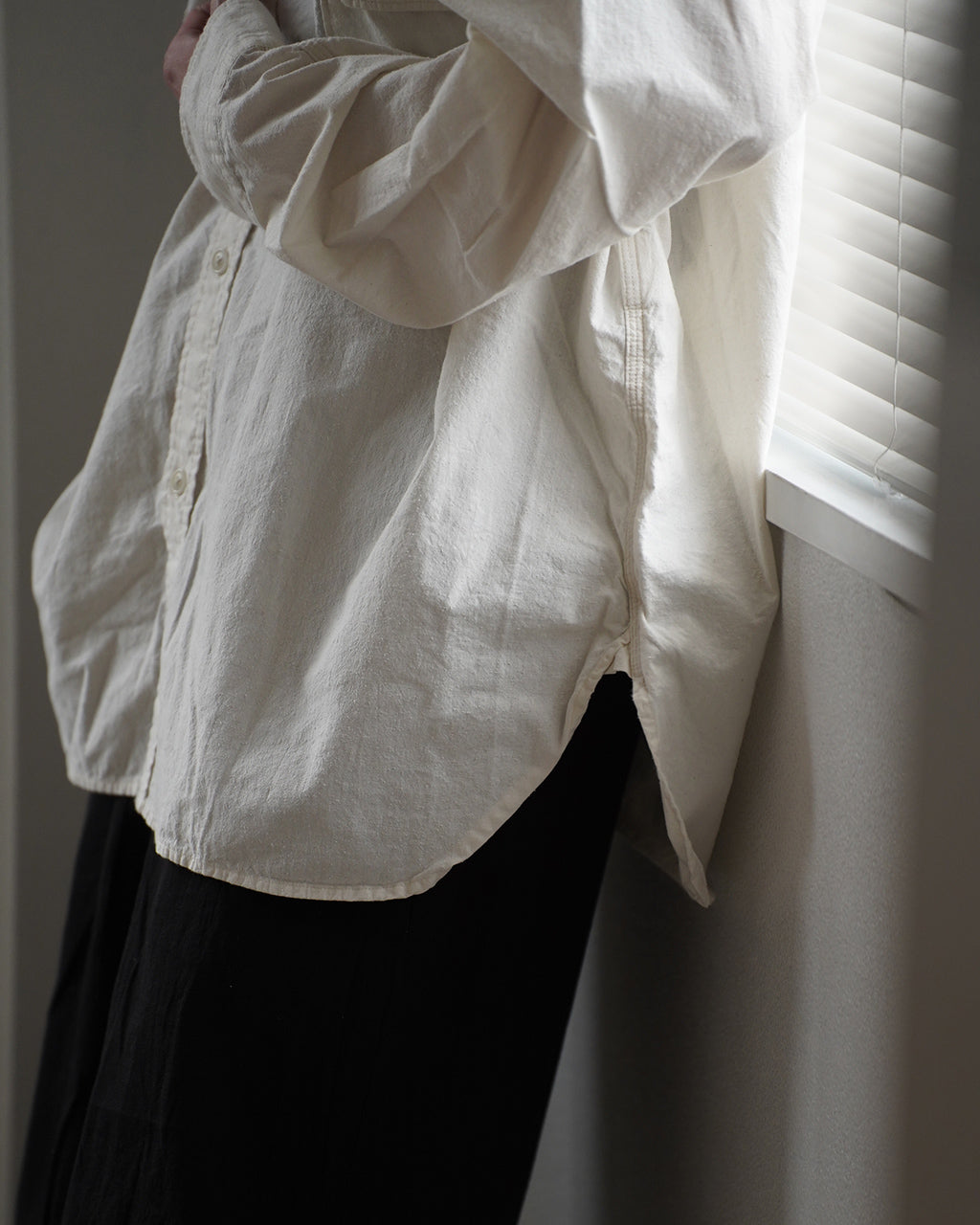 SANMONT サンモント Cotton Silk Nep Work Shirt ワークシャツ コットンシルクネップ|Crouka(クローカ)