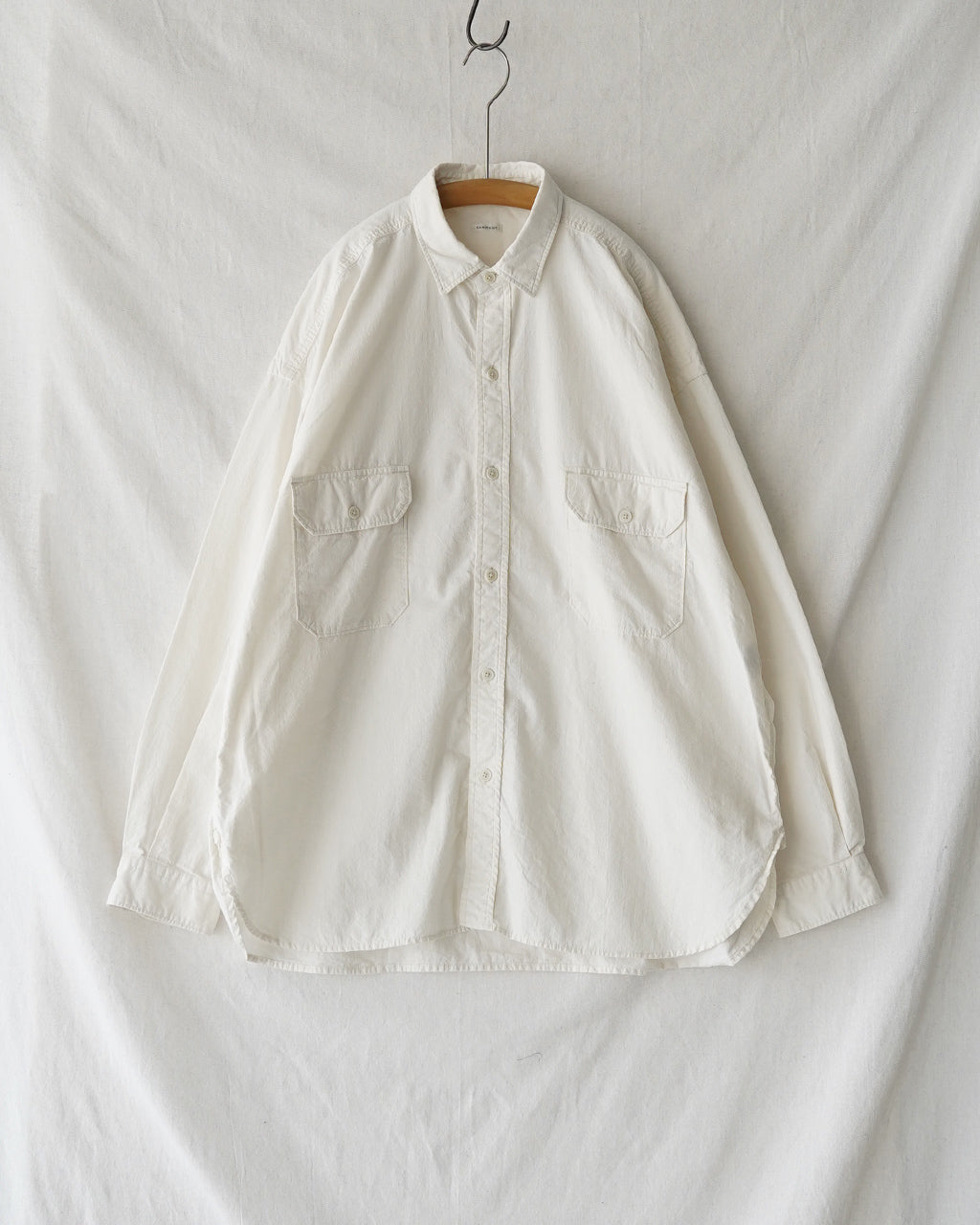 SANMONT サンモント Cotton Silk Nep Work Shirt ワークシャツ コットンシルクネップ|Crouka(クローカ)