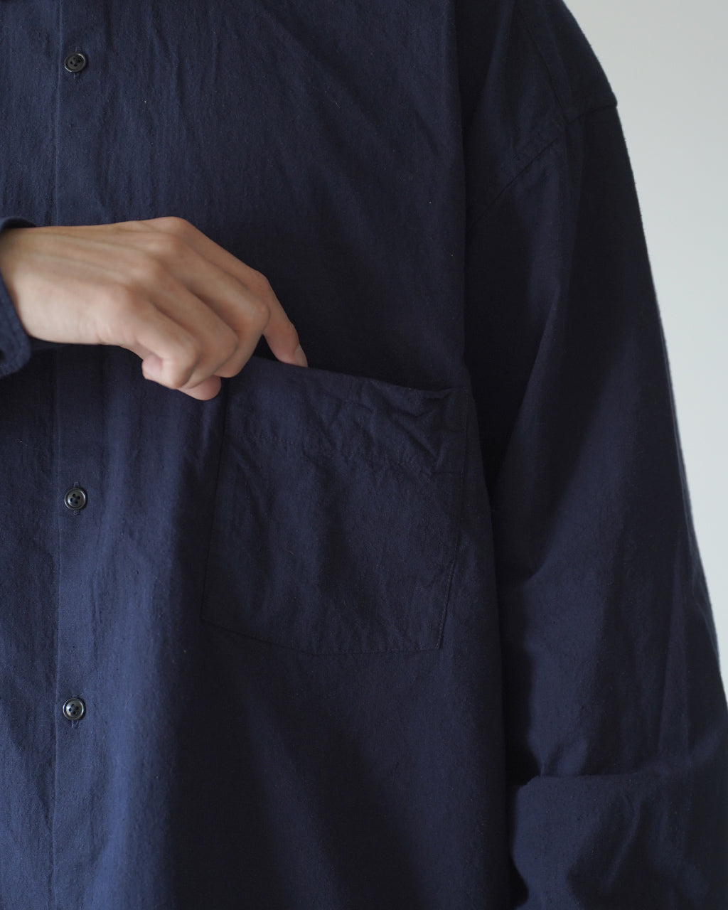 Cotton Silk Regular Collar Shirt SSA0201