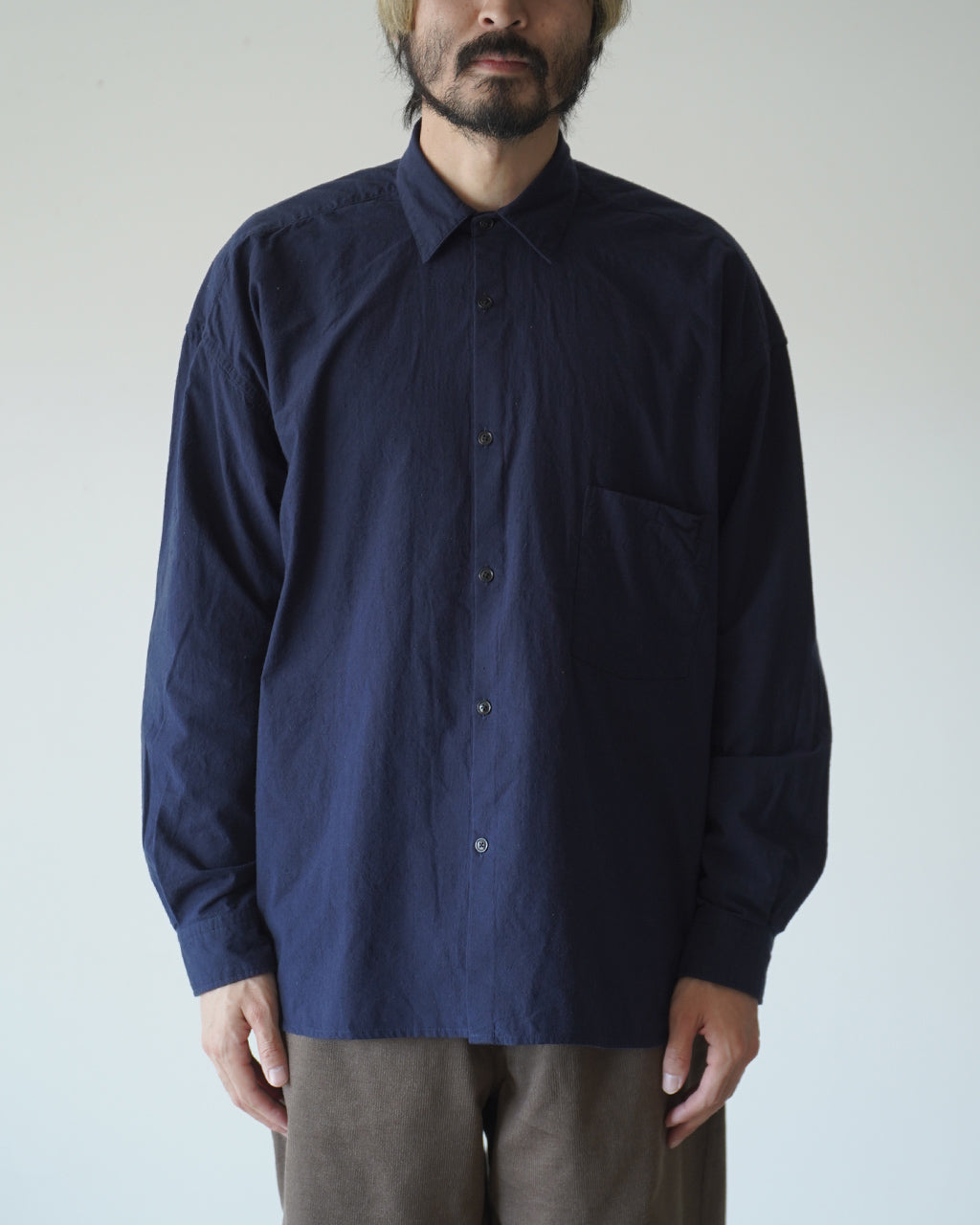 Cotton Silk Regular Collar Shirt SSA0201