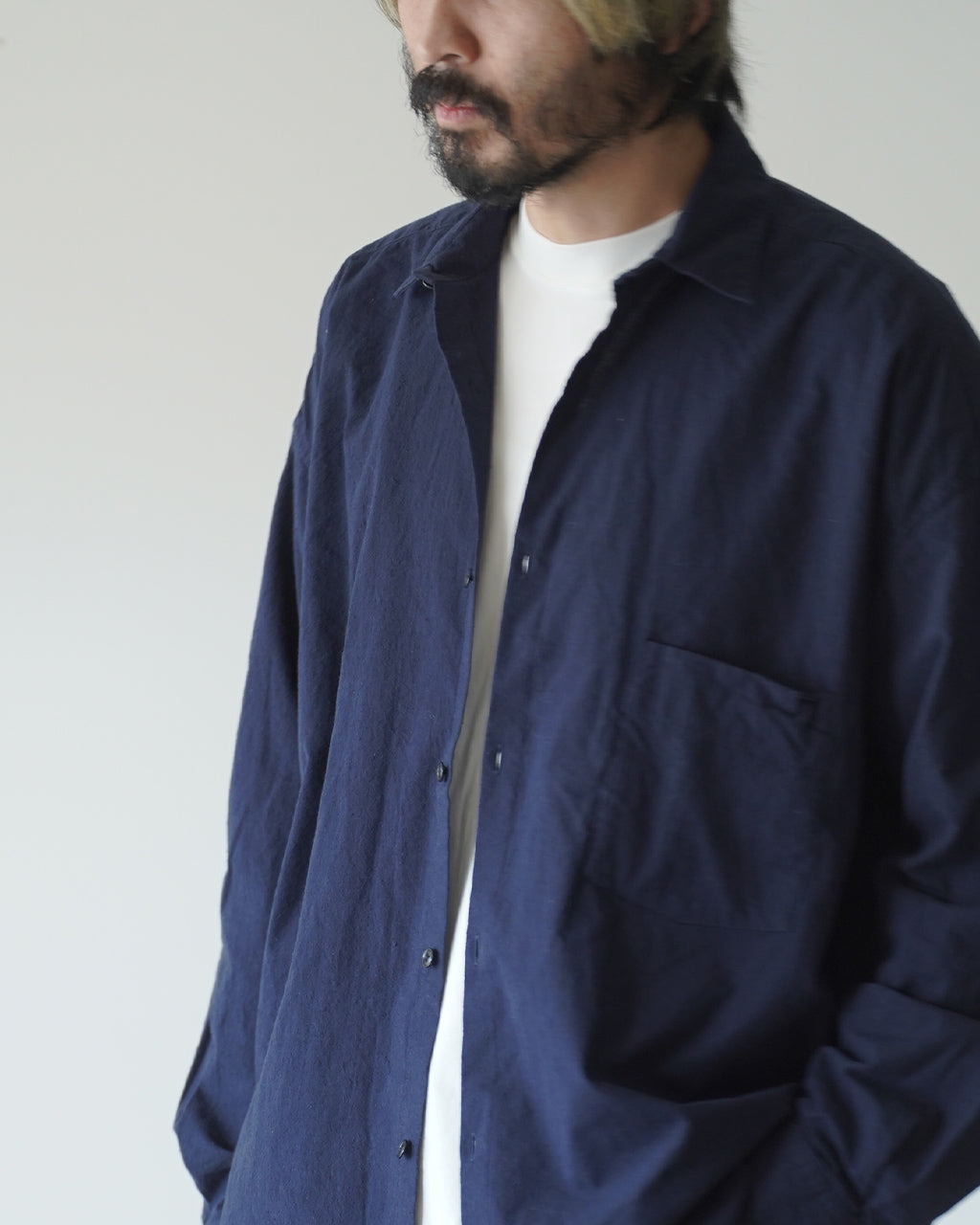 Cotton Silk Regular Collar Shirt SSA0201