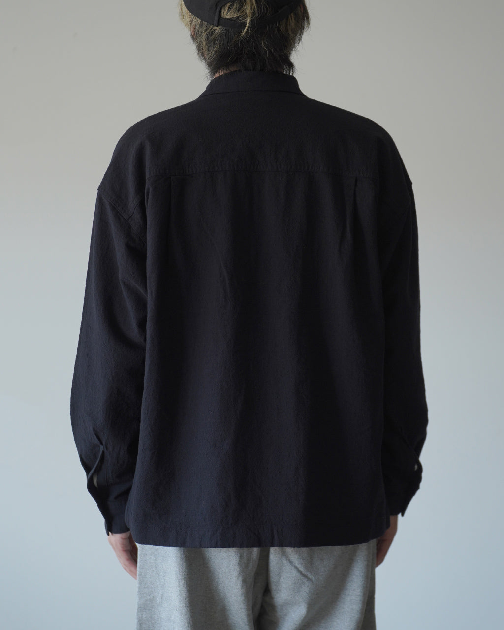 Wool Open Collar Shirt SSA0203