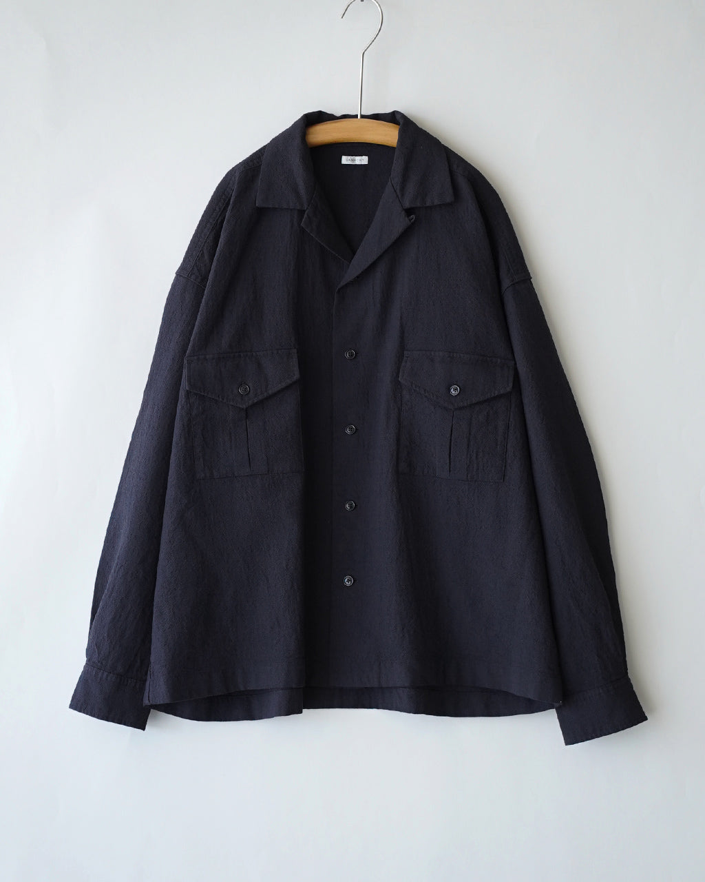Wool Open Collar Shirt SSA0203