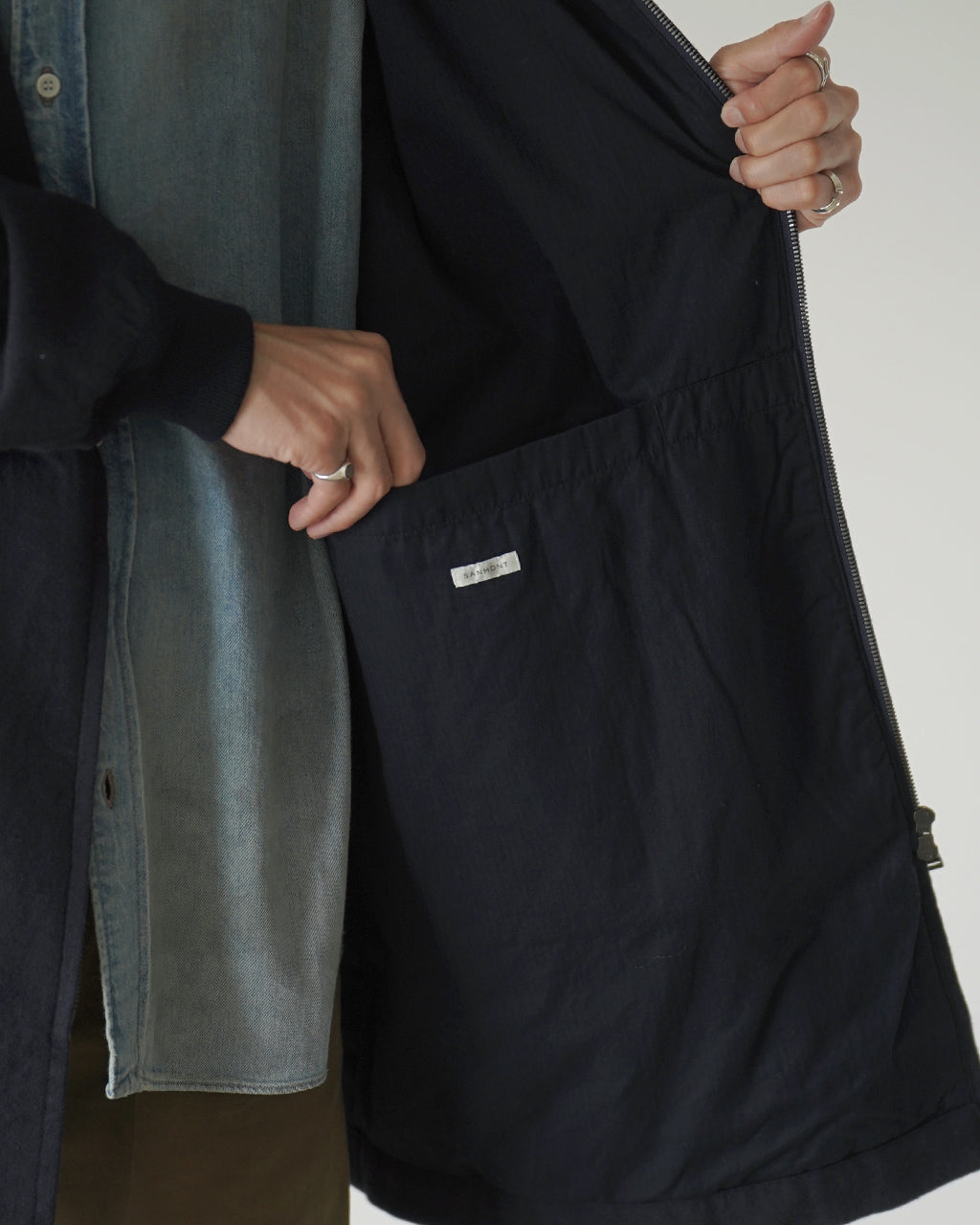 Wool Twill Hooded Coat SWA0205