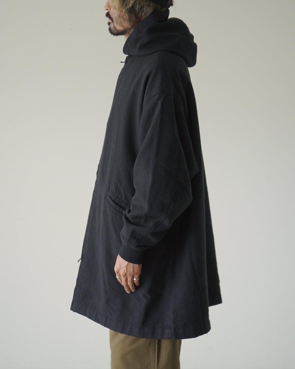Wool Twill Hooded Coat SWA0205