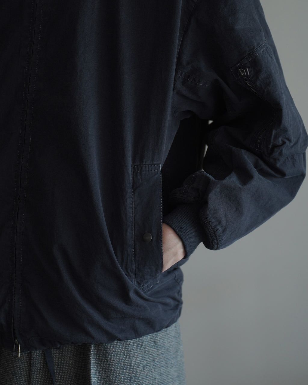 Garment Dyed Zip Blouson SWA0203