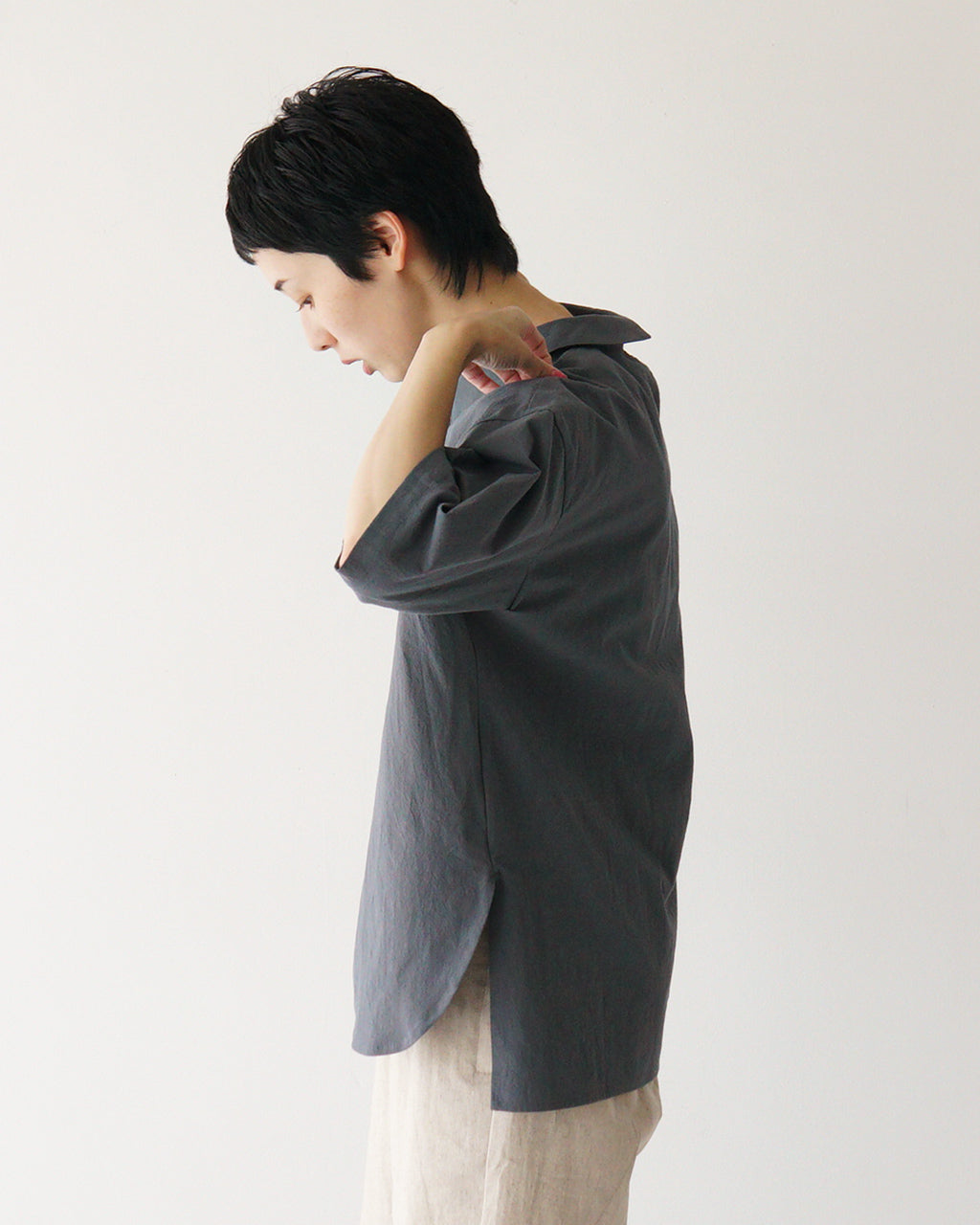 SETTO セット リゾートシャツ RESORT SHIRT プルオーバー 襟付き ブラウス STSS0008【送料無料】