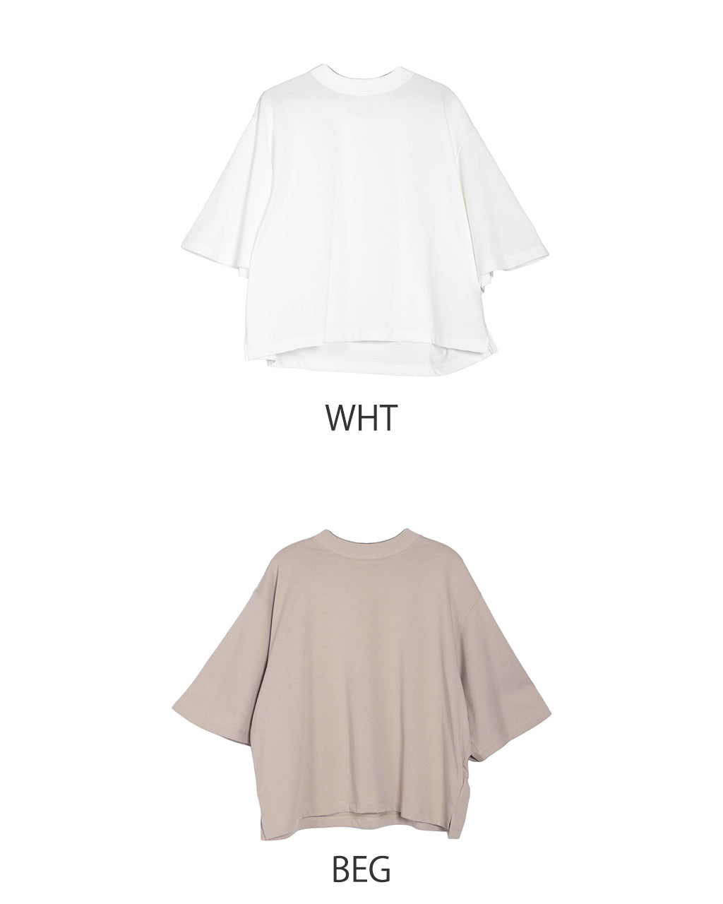 【SALE!20%OFF】SETTO セット 半袖Tシャツ MOON-T ムーンT カットソー 袖フレア クルーネック プルオーバー ニュアンスカラー STTS0014