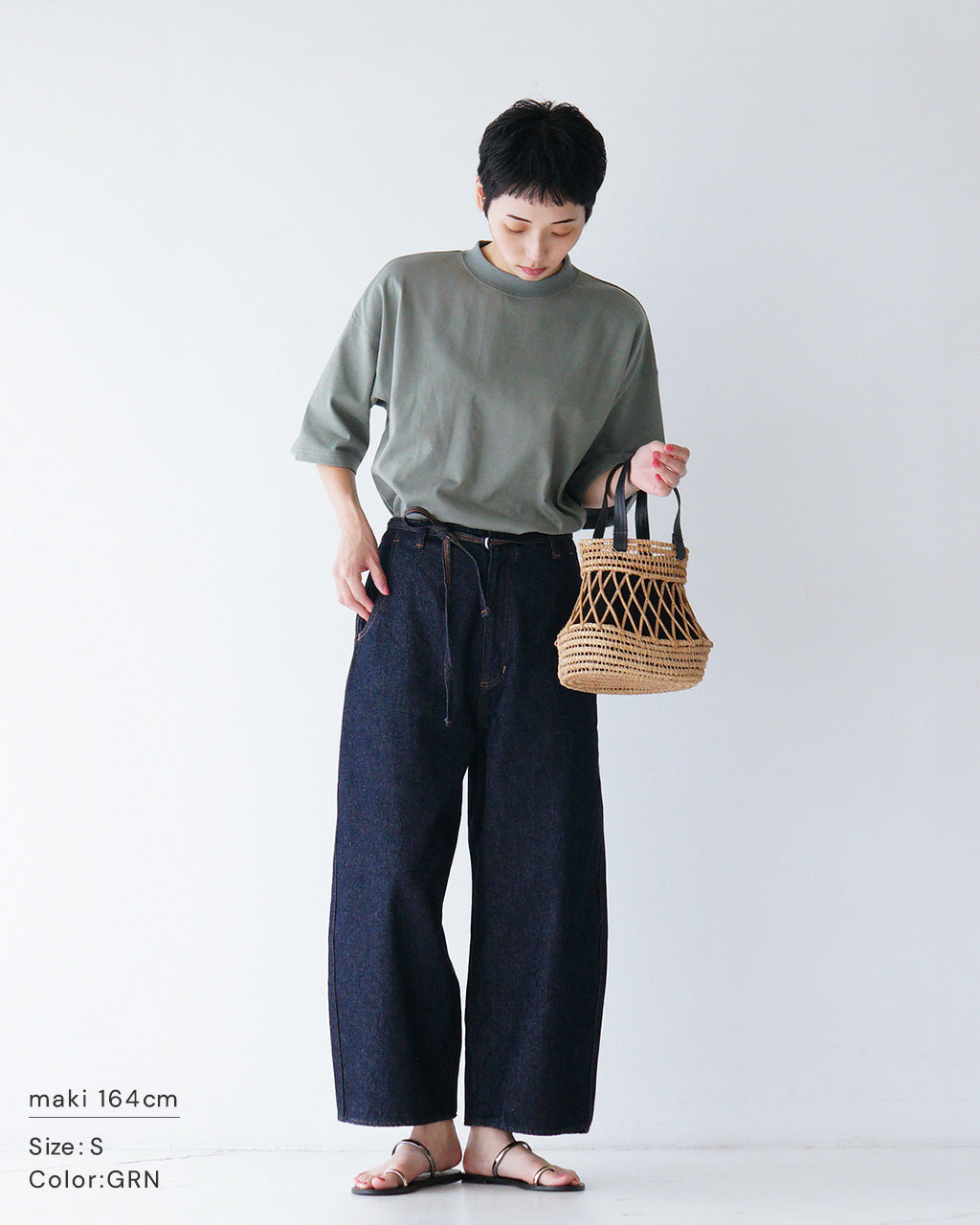 【SALE!20%OFF】SETTO セット 半袖Tシャツ 30-T カットソー ボックスシルエット クルーネック プルオーバー STTS0015