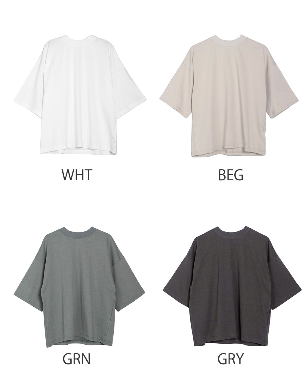 【SALE!20%OFF】SETTO セット 半袖Tシャツ 30-T カットソー ボックスシルエット クルーネック プルオーバー STTS0015