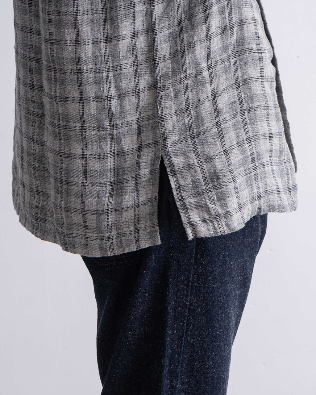 SEUVAS ソウバス リネン オープンカラー 半袖シャツ Linen Open-Necked SS Shirt ドライタッチ チェック SV-SH-014【送料無料】