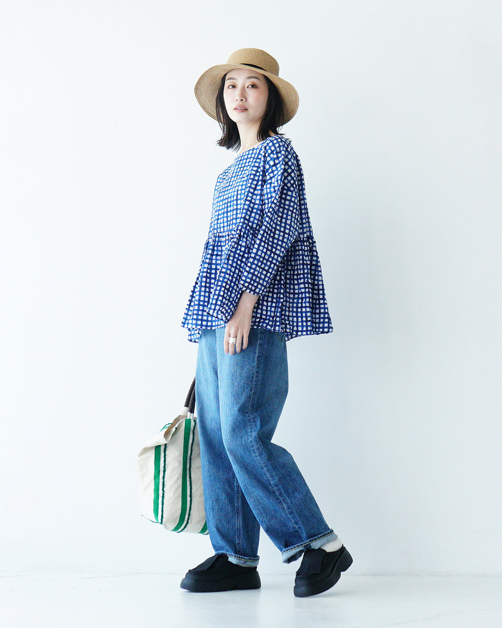 SHAKA シャカ 厚底ローファー ミュール KILT LOAFER MULE CHUNKY キルトローファーミュールチャンキー シューズ スリッポン プラットフォーム 2WAY SK-308【送料無料】