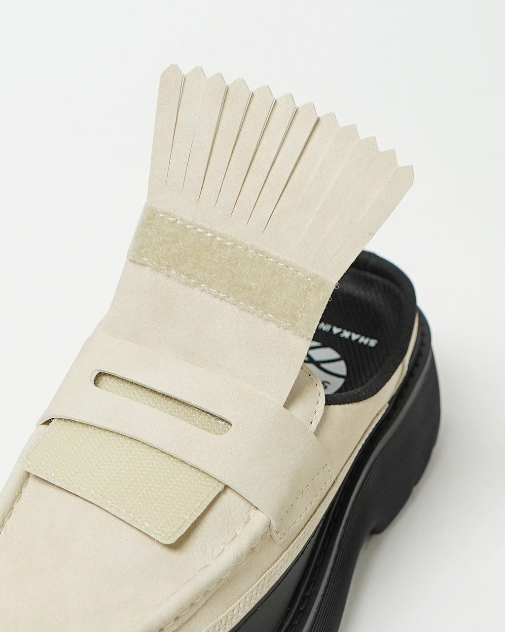 SHAKA シャカ 厚底ローファー ミュール KILT LOAFER MULE CHUNKY キルトローファーミュールチャンキー シューズ スリッポン プラットフォーム 2WAY SK-308【送料無料】